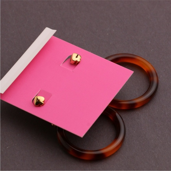 FREE w/purchase Kate Spade Botanical Garden Tortoiseshell Resin
Hoop Earrings - Picture 10 of 15